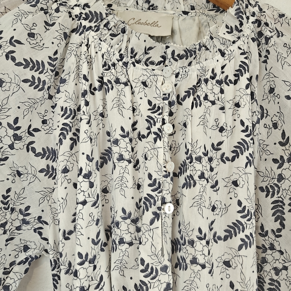 Cleobella NWOT Nevah Floral Puff Sleeve Mini Dress In Killarney Print Sz Small - Picture 14 of 16